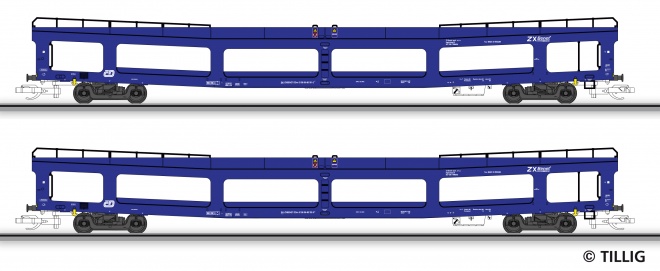 Set of 2 Automobile transport cars<br /><a href='images/pictures/Tillig/01641_DEKO.jpg' target='_blank'>Full size image</a>